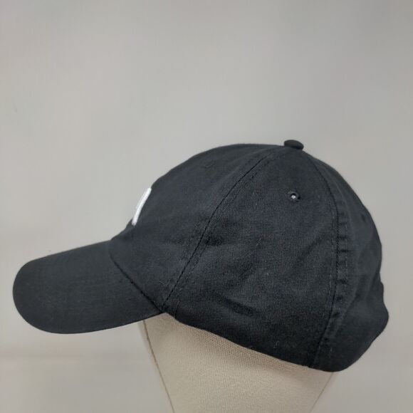 Apollo USA Slideback Hat Black One Size Adjustable Embroidered 6 Panel - Picture 3 of 7